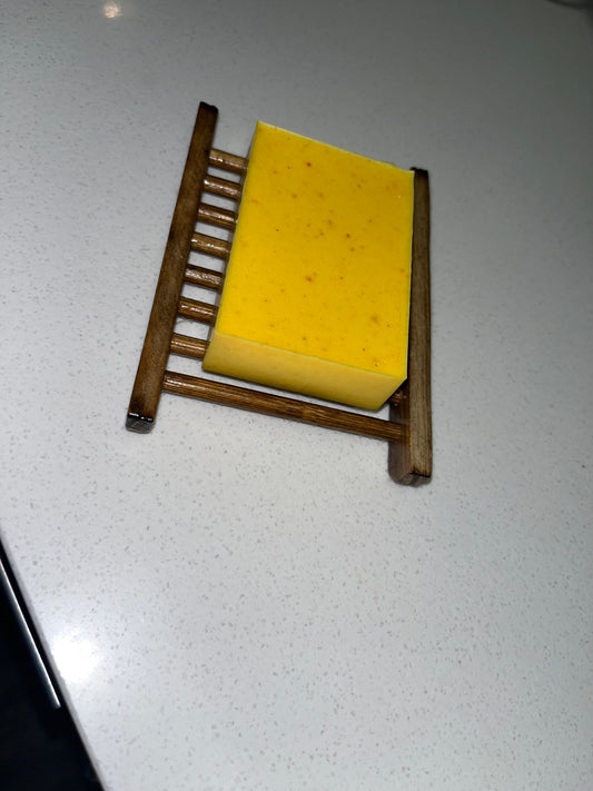 Wooden bamboo soap holder
